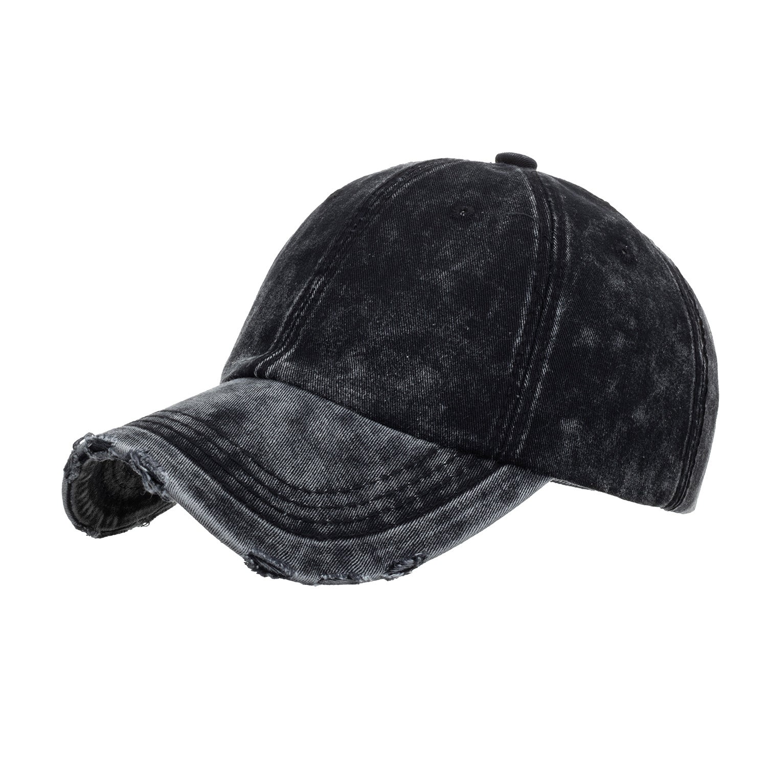 Wholesale Denim washed baseball cap plain casual baseball cap